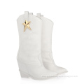 Newest White Boots, Fashion Shoes, Fashion High Heel Shoes